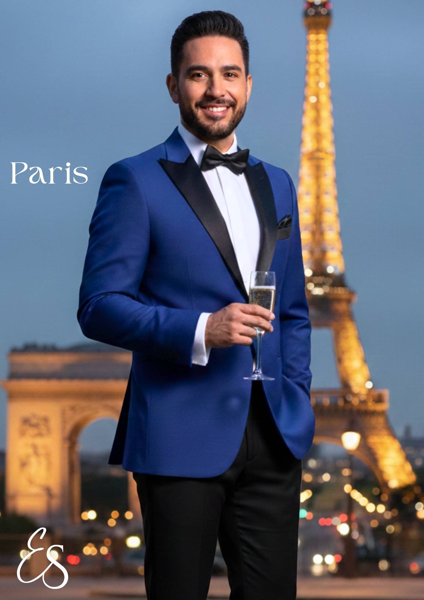 Smoking azul Francia