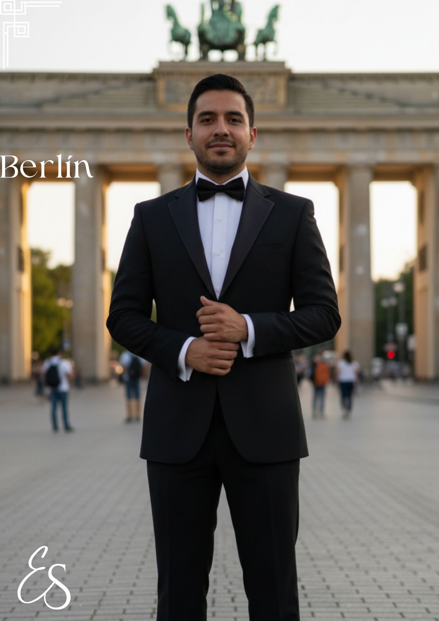 Smoking negro clásico